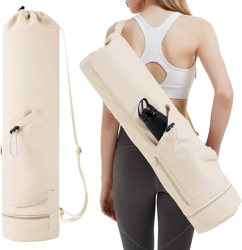 Fullishment Yoga Gym Bag -Large Capacity Gym Bag with Yoga Mat Holder Water Resistant Workout Bag for Travel Workout Daily - Image 1